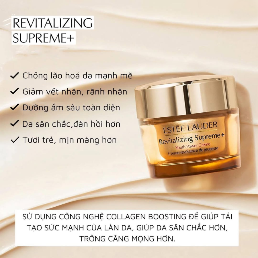 Kem Dưỡng Chống Lão Hóa Estee Lauder Revitalizing Supreme+ Youth Power Soft Creme - 15ml Fullbox - Công Ty