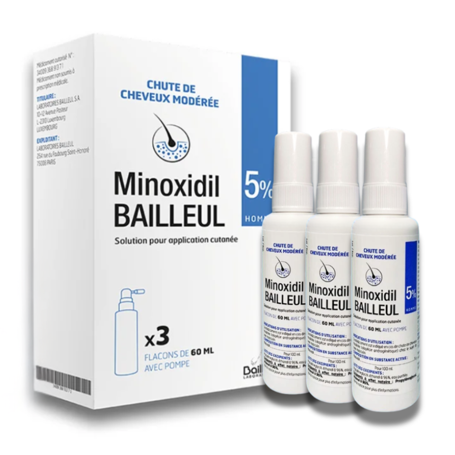 Xịt Mọc Tóc Minoxidil Bailleul Pháp - 60ml