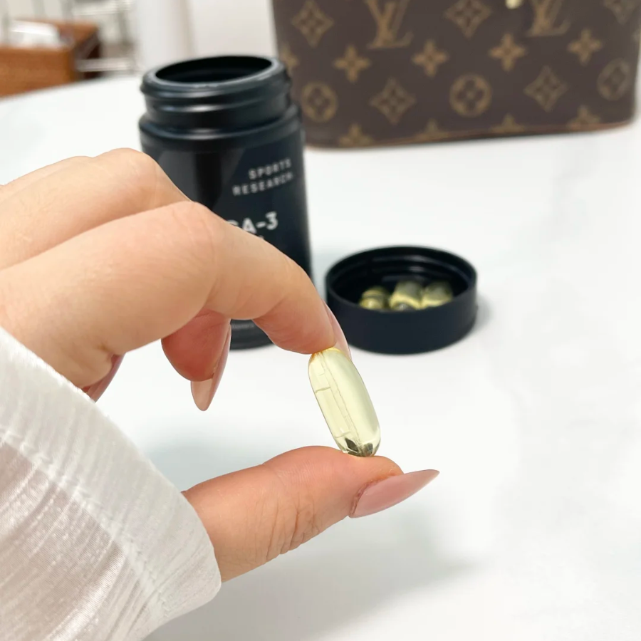 Viên Uống Omega-3 Sports Research 1250mg - Triple Strength 90 Viên – Hàng US