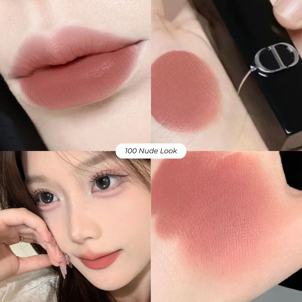 Son Thỏi Dior Rouge Dior Lipstick Satin 3.5g - Fullbox - Hàng Duty