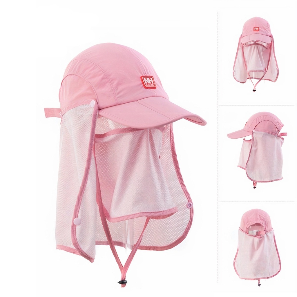 Mũ chống nắng kèm khẩu trang 3 in 1