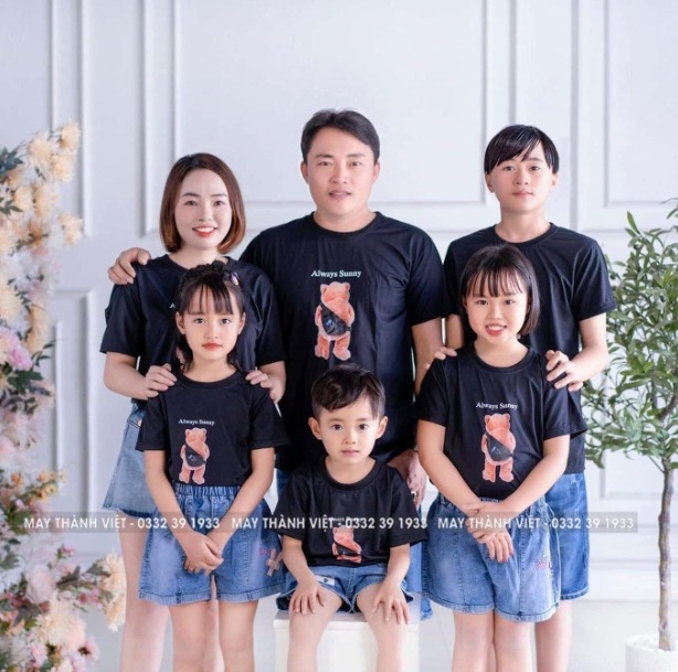 In Áo Gia Đình Giá Rẻ Tại Thành Phố Hồ Chí Minh - Đồng Phục May Thành Việt