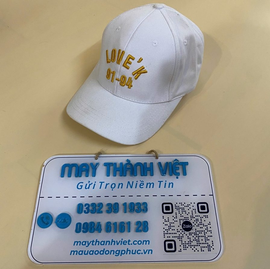 Đặt may nón đồng phục