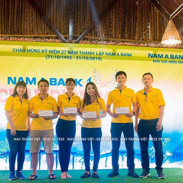 Đồng Phục Áo Thun Ngân Hàng Nam Á Bank - Đồng Phục May Thành Việt