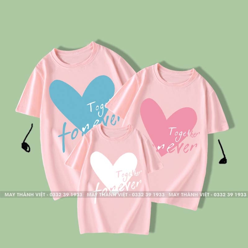 Đông Phục Gia Đình Đẹp Màu Xanh Chuối - Đồng Phục May Thành Việt