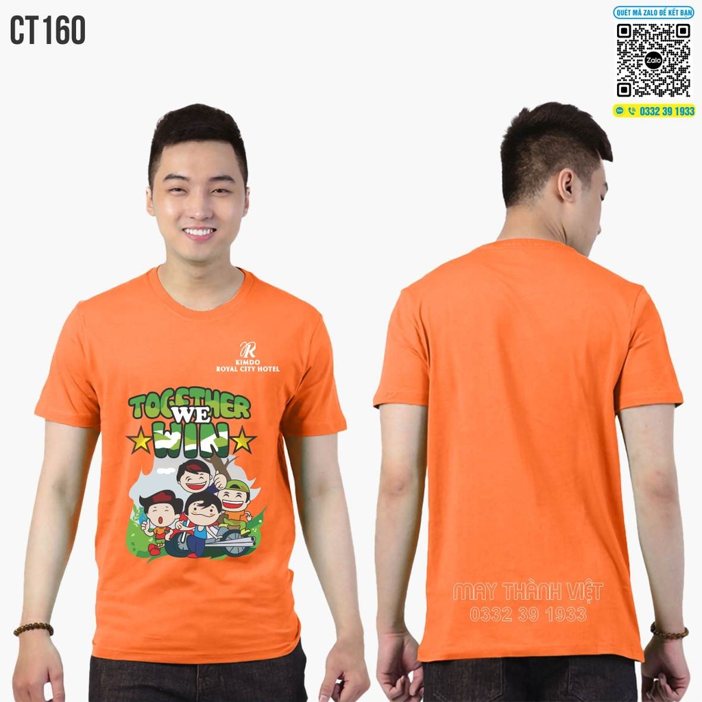 Áo thun team công ty tại Hải Dương - Đồng Phục May Thành Việt