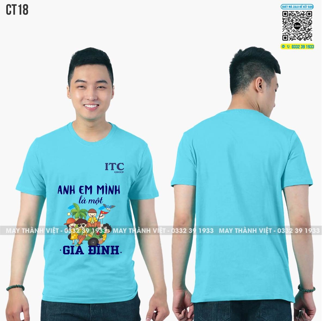 Áo nhóm gia đình đẹp tại Đắk Nông - Đồng Phục May Thành Việt