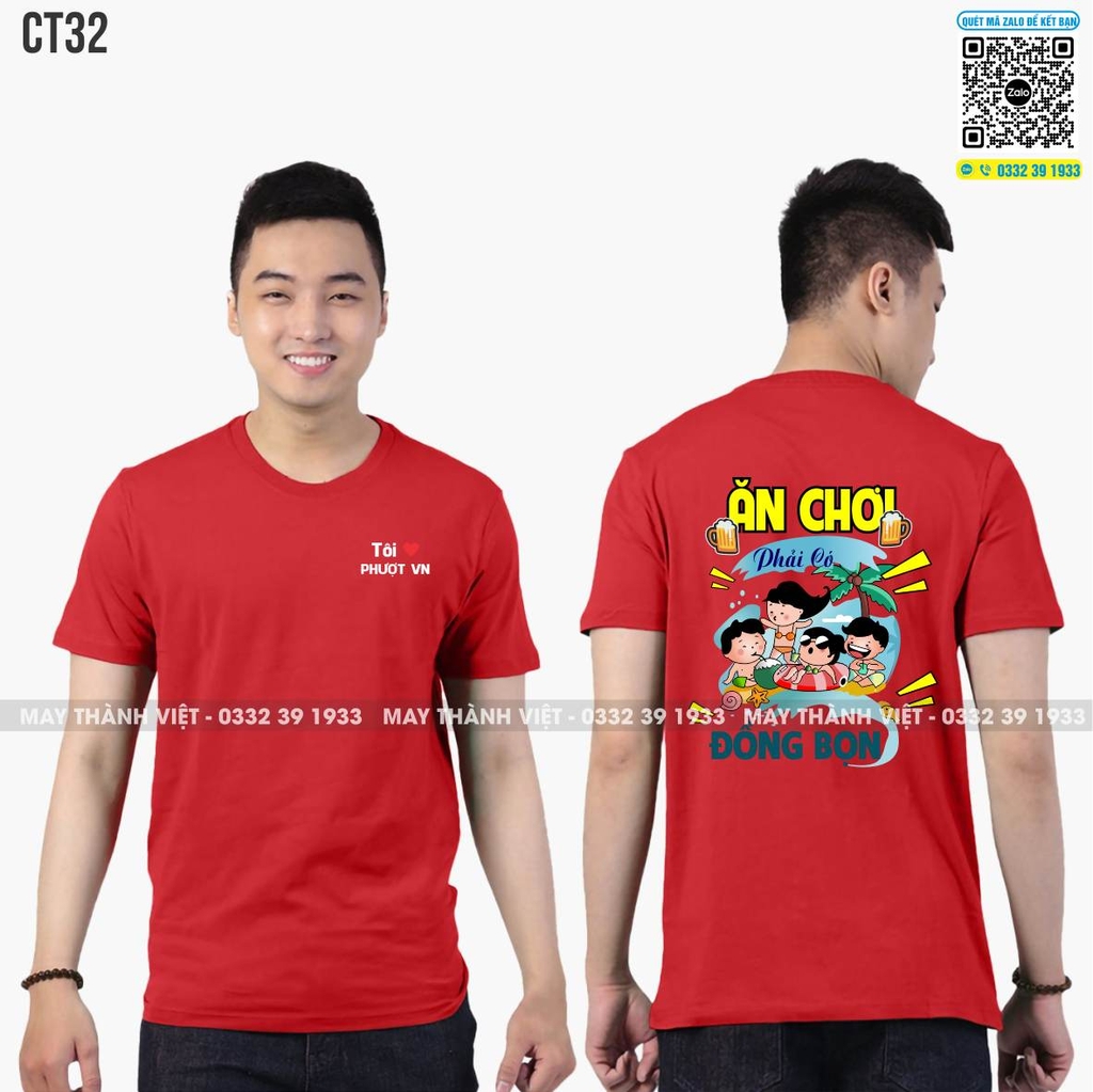 Áo thun team building đẹp tại Vĩnh Phúc - Đồng Phục May Thành Việt