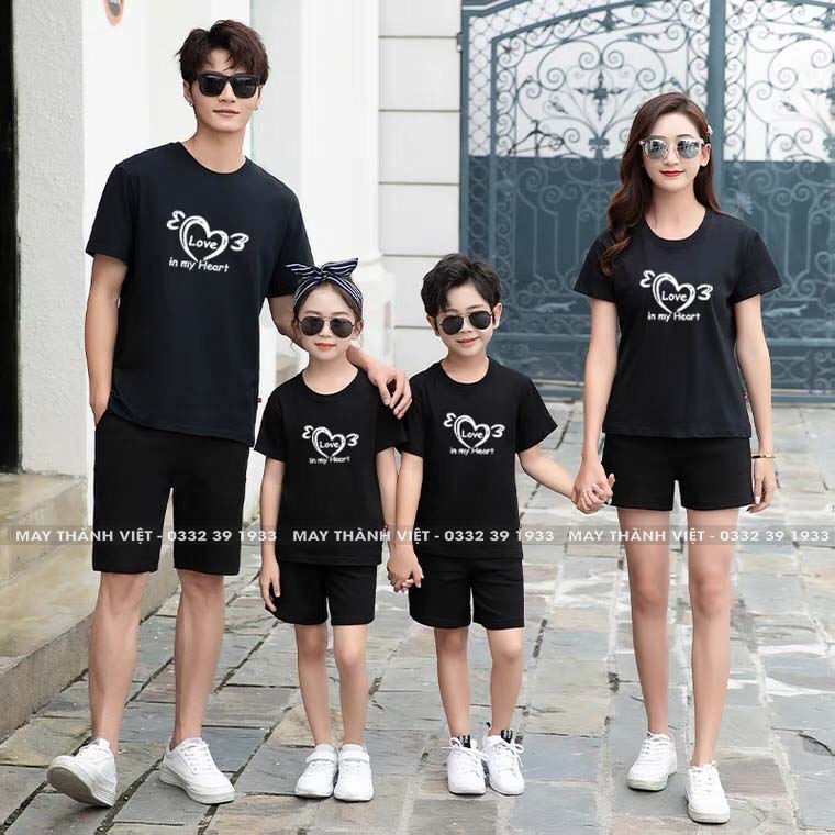 Áo Gia Đình Là Số 1 Giá Rẻ Tại Cao Bằng Màu hồng - Đồng Phục May Thành Việt