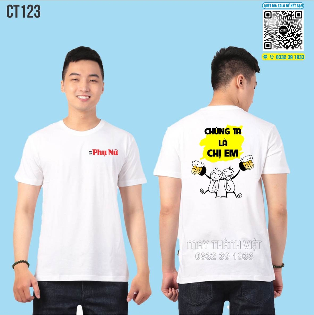 Áo thun team công ty tại Hải Dương - Đồng Phục May Thành Việt