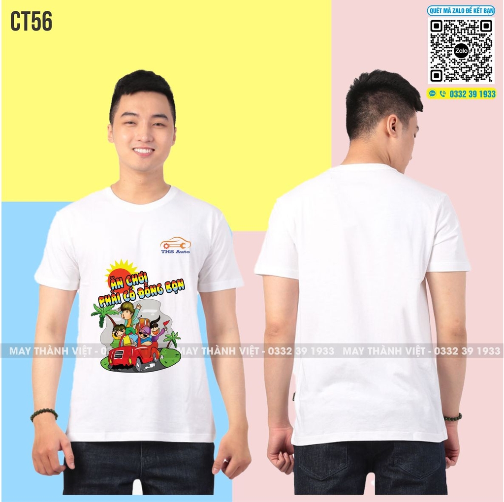 Ao thun du lich chất nhất cho team - Đồng Phục May Thành Việt