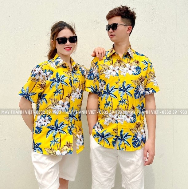 Ao So Mi Hawaii đẹp rẻ tại Khánh Hòa - đồng Phục May Thành Việt