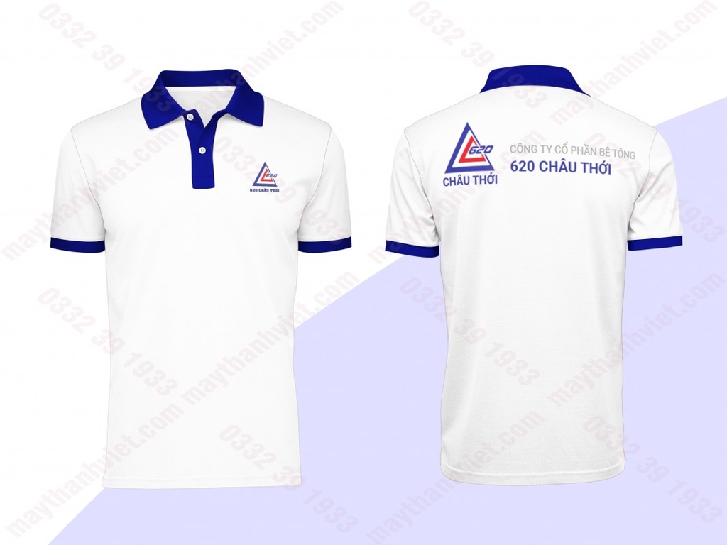 Áo thun đồng phục giá rẻ cổ bẻ Huyện Phú Tân Cà Mau- Đồng phục May Thành Việt