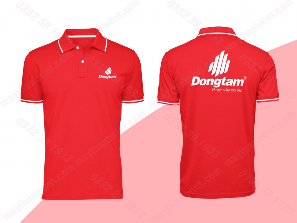 Áo thun đồng phục có cổ Huyện Sơn Dương Tuyên Quang- Đồng phục May Thành Việt