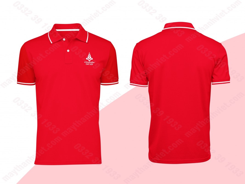 Áo thun đồng phục có cổ Huyện Sơn Dương Tuyên Quang- Đồng phục May Thành Việt