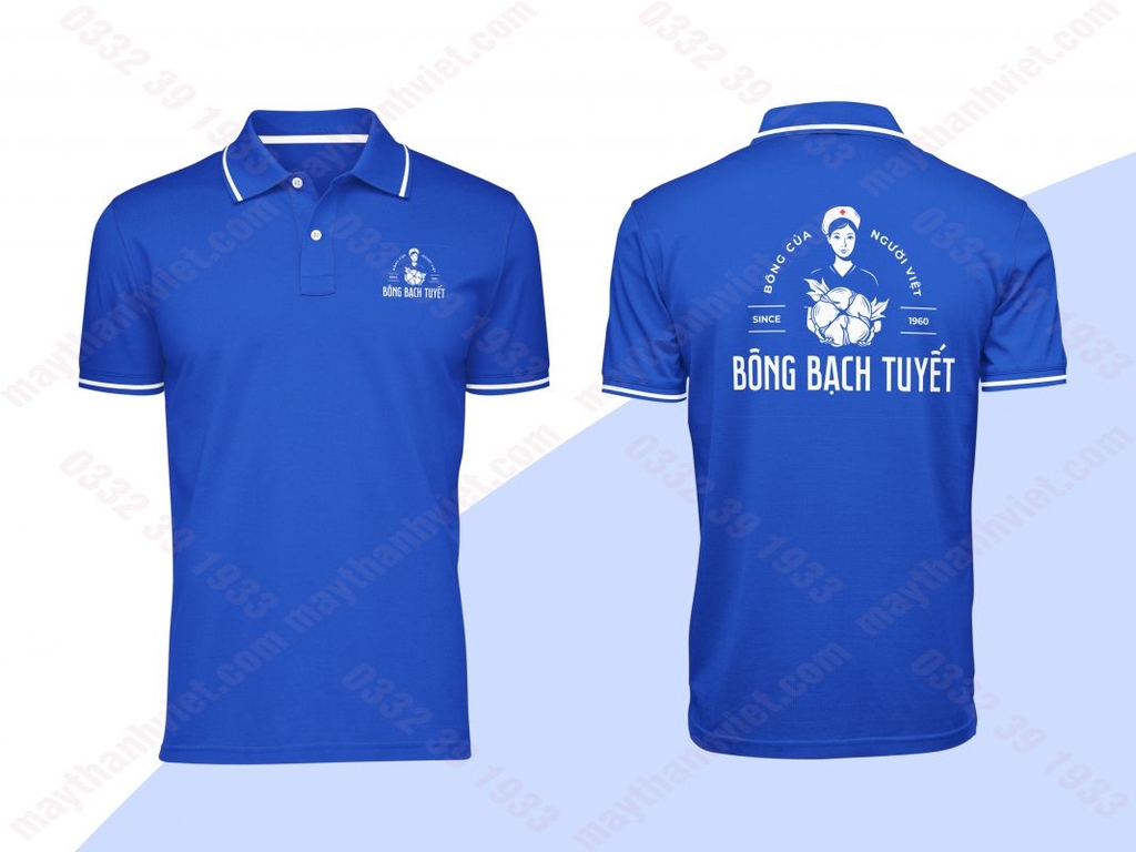 Áo thun đồng phục giá rẻ cổ bẻ Huyện Cái Nước Cà Mau- Đồng phục May Thành Việt