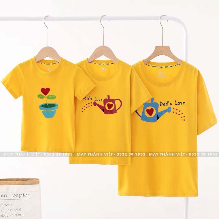 Áo Thun Gia Dinh Giá Rẻ Tại Đà Nẵng Màu Trắng - Đồng Phục May Thành Việt