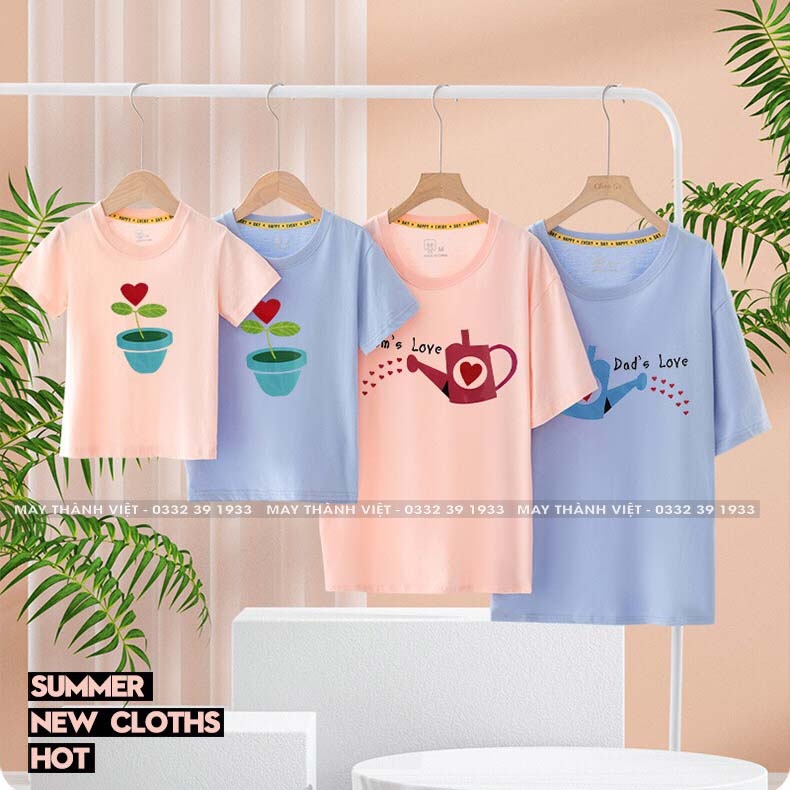 Áo Thun Gia Dinh Giá Rẻ Tại Đà Nẵng Màu Trắng - Đồng Phục May Thành Việt