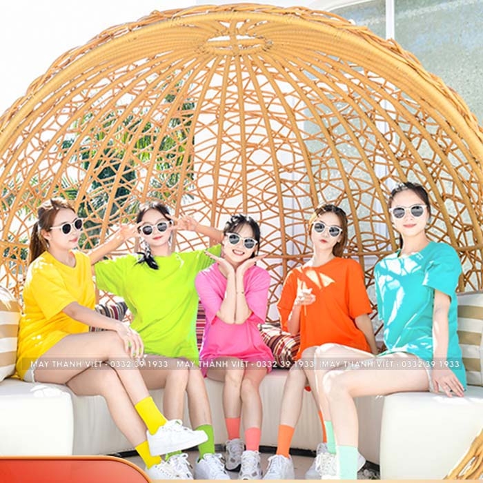 Áo trơn sắc màu cho lớp  - Đồng phục may thành việt