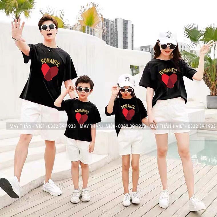 Các Mẫu Áo Đồng Phục Gia Đình Giá Rẻ Tại Đồng Nai Màu cam - Đồng Phục May Thành Việt