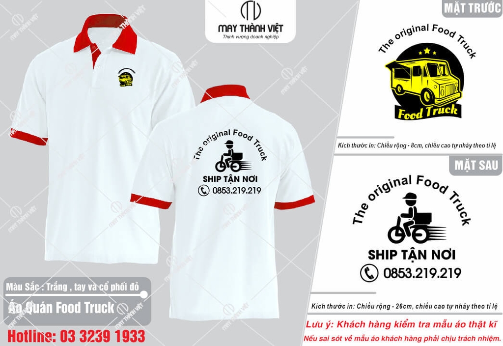 Ao dong phuc nha hang giá rẻ - Đồng Phục May Thành Việt