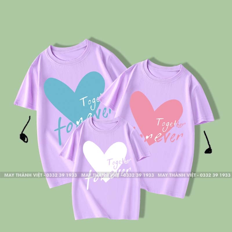 Đông Phục Gia Đình Đẹp Màu Xanh Chuối - Đồng Phục May Thành Việt