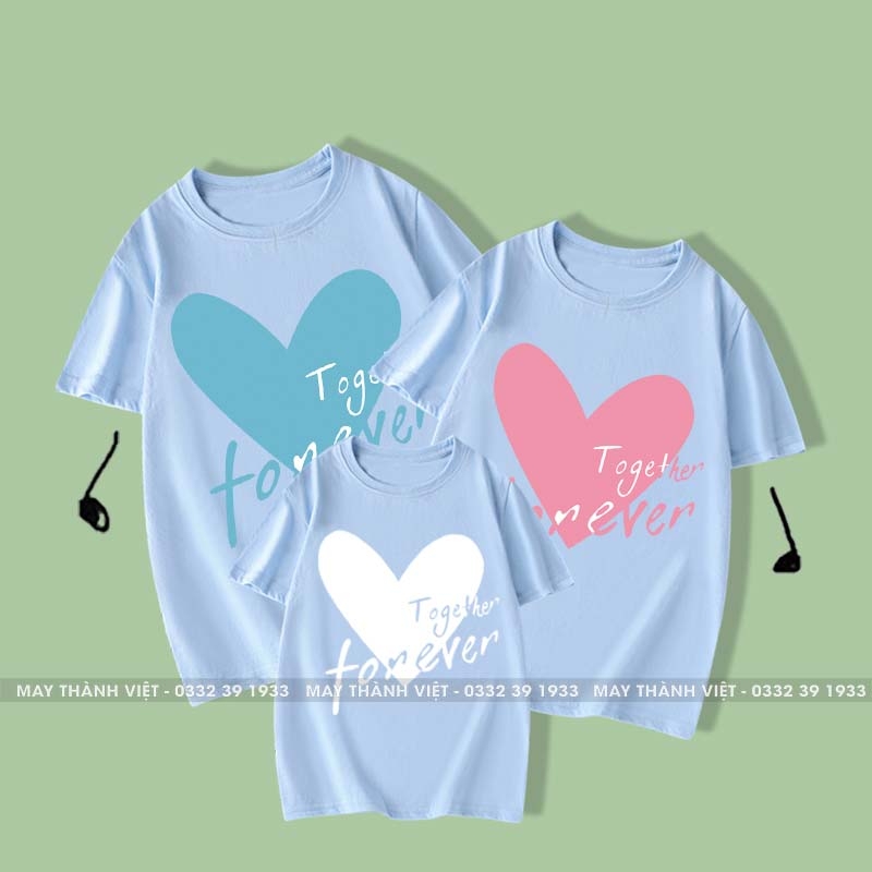 Đông Phục Gia Đình Đẹp Màu Xanh Chuối - Đồng Phục May Thành Việt