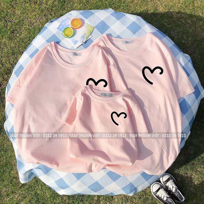 Đồng Phục Gia Đình Giá Rẻ Tại Phú Yên Màu xám - Đồng Phục May Thành Việt