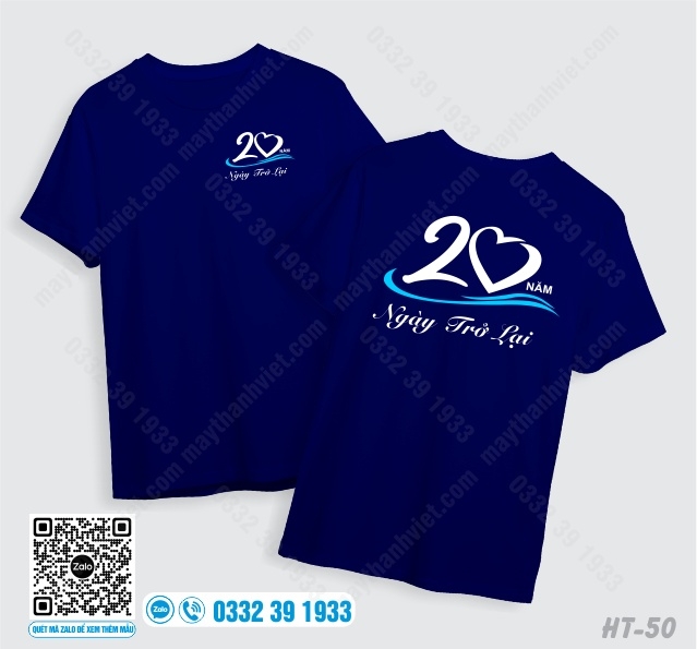 Mẫu đồng phục họp lớp đẹp rẻ 20 năm ngày ra trường tại Bình Dương - Đồng phục May Thành Việt