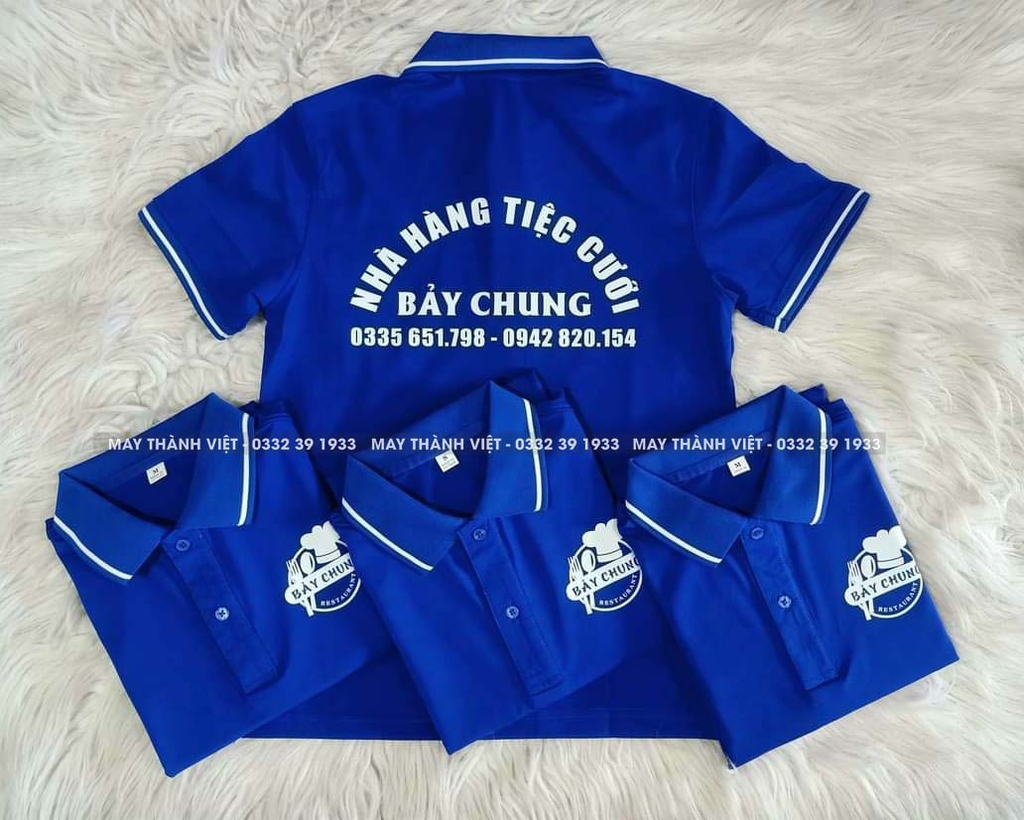 Áo Đồng Phục Nhân Viên Quán Ăn Tại Bình Phước - Đồng Phục May Thành Việt