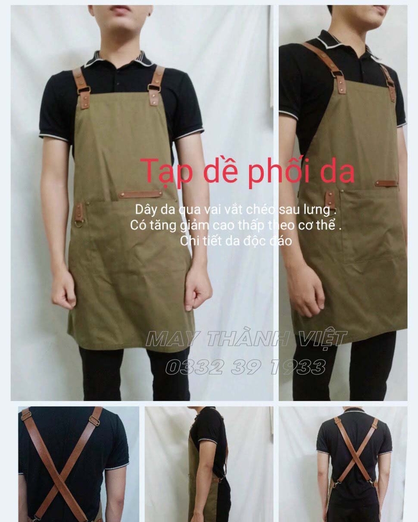 In Tạp Dề Theo Yêu Cầu Đẹp Giá Rẻ - Đồng Phục May Thành Việt