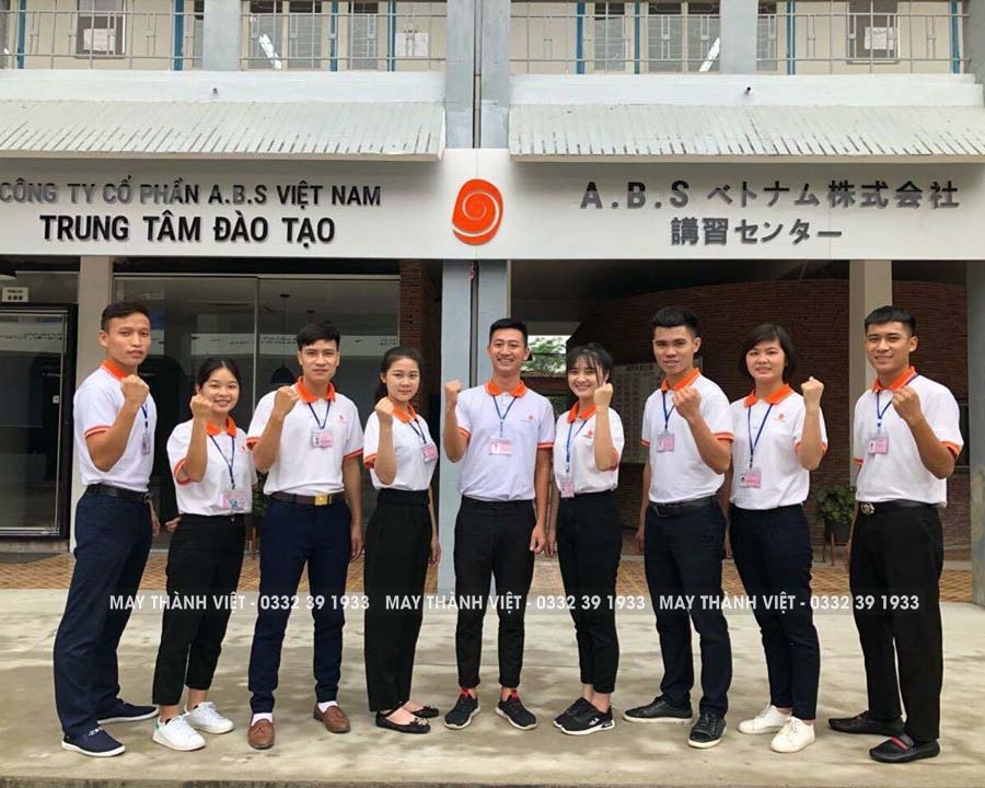 Áo Đồng Phục Đẹp Công Ty A.B.S Việt Nam - Đồng Phục May Thành Việt
