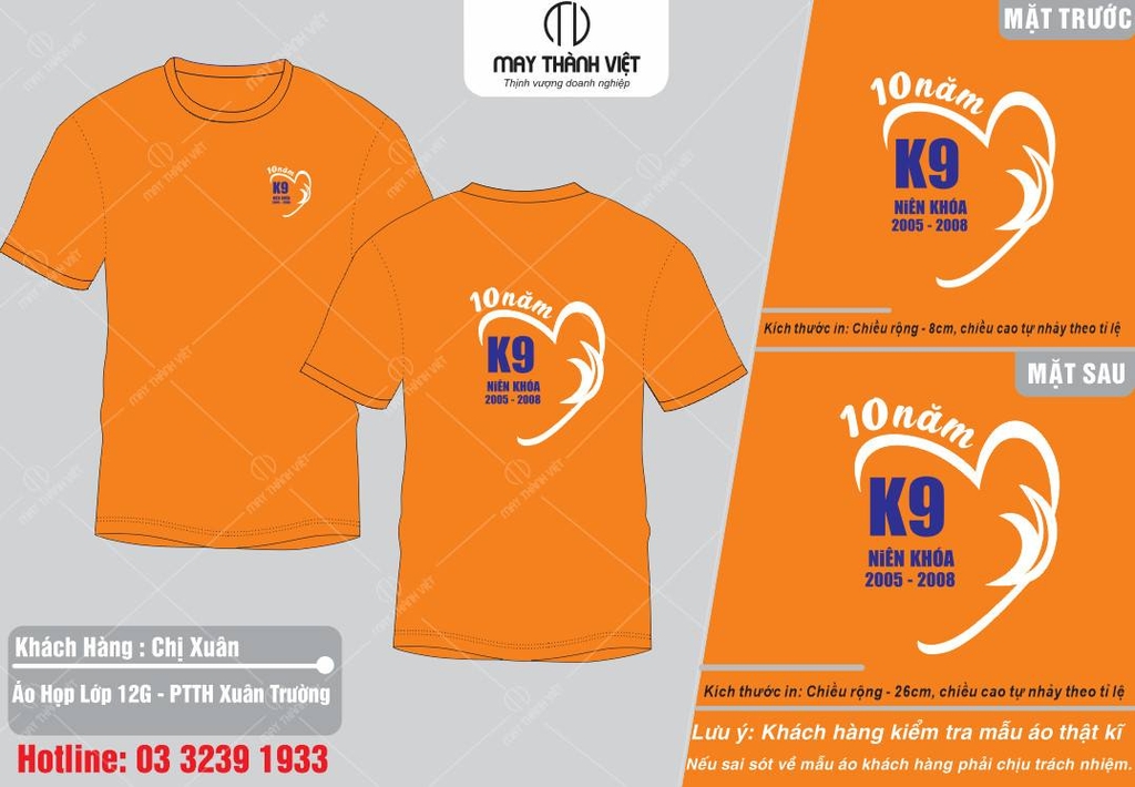 In áo đồng phục họp lớp đẹp rẻ tại Tây Ninh- Đồng phục May Thành Việt