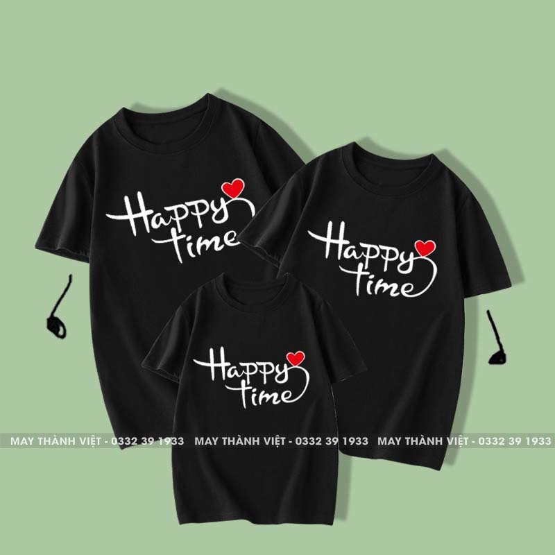 Mẫu Áo Gia Đình Đẹp Màu Đỏ - Đồng Phục May Thành Việt