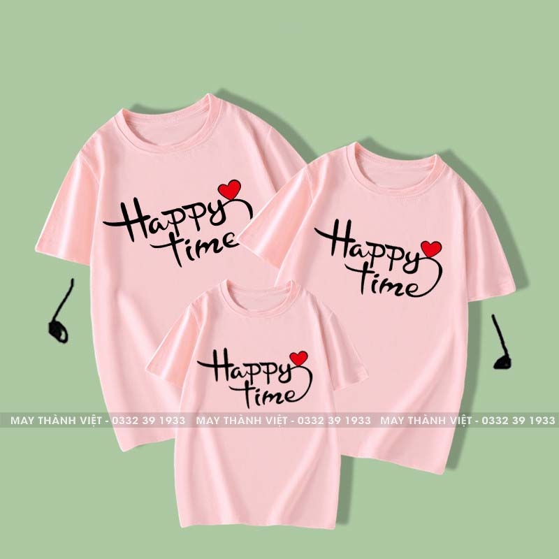 Mẫu Áo Gia Đình Đẹp Màu Đỏ - Đồng Phục May Thành Việt