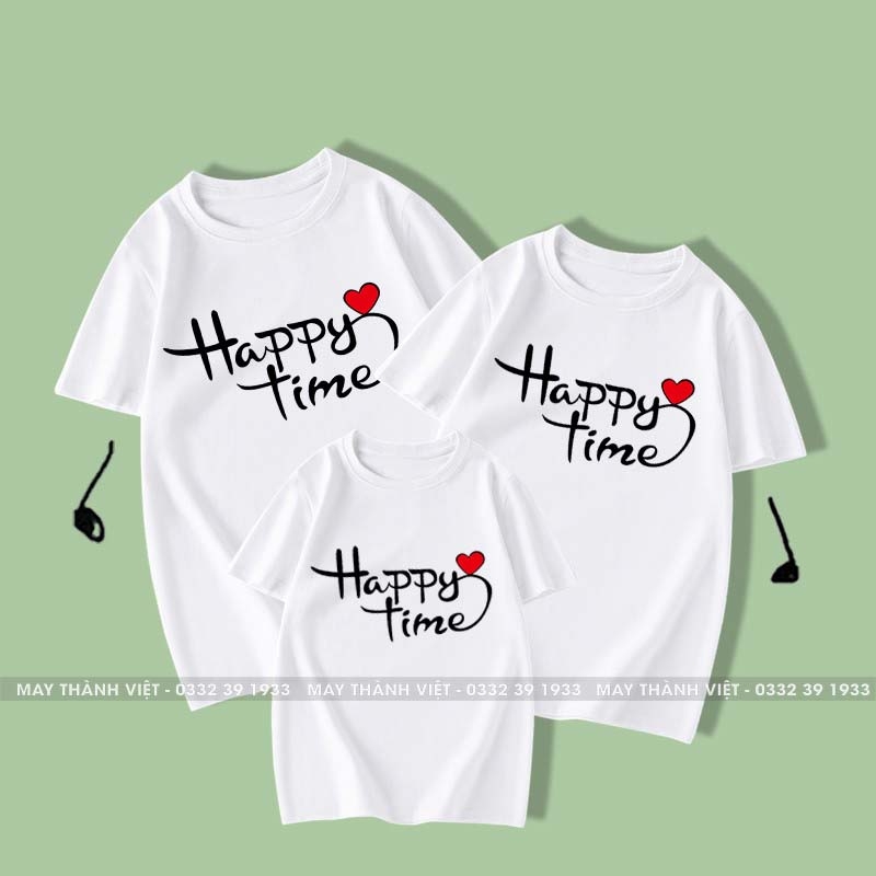 Mẫu Áo Gia Đình Đẹp Màu Đỏ - Đồng Phục May Thành Việt