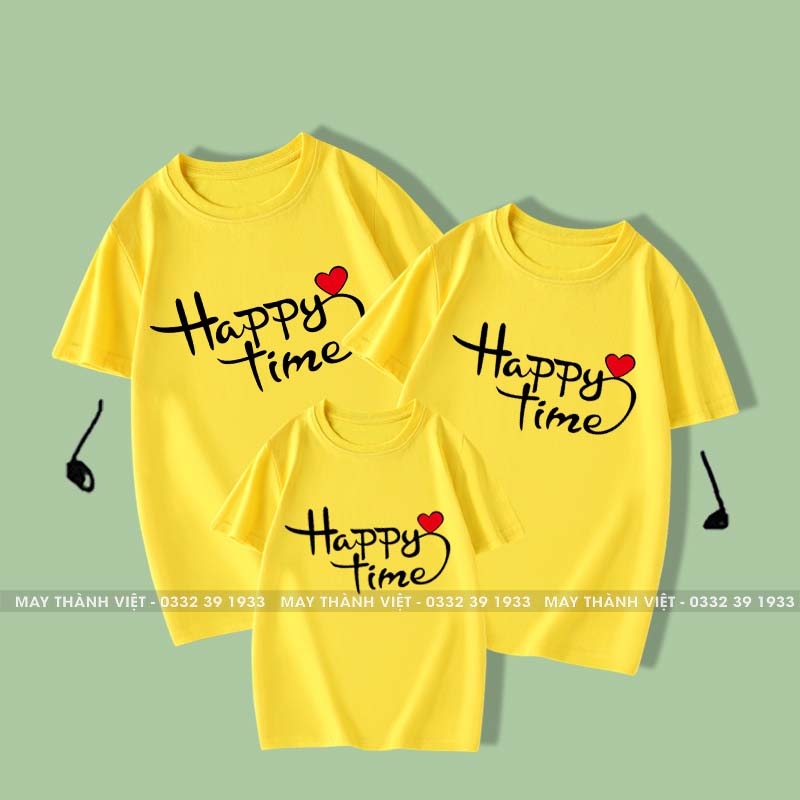 Mẫu Áo Gia Đình Đẹp Màu Đỏ - Đồng Phục May Thành Việt