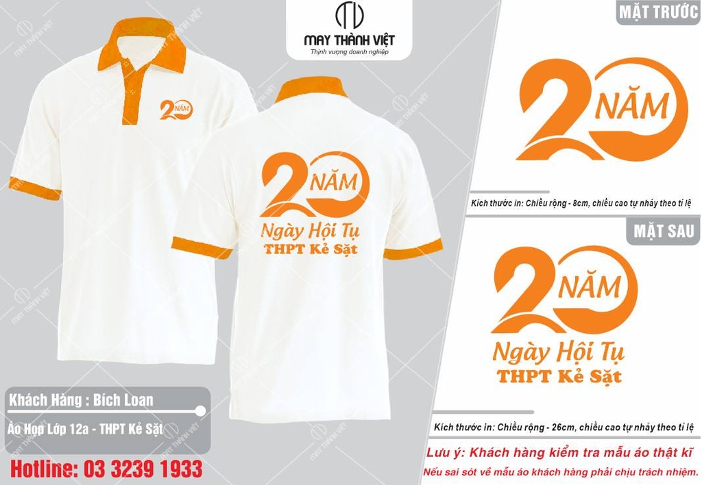 Đồng phục họp lớp đẹp tại Bắc Ninh - Đồng phục May Thành Việt