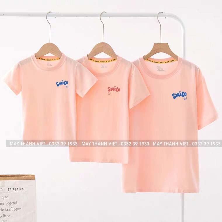 Mẫu Đồng Phục Gia Đình Giá Rẻ Tại Đồng Tháp Màu cam - Đồng Phục May Thành Việt