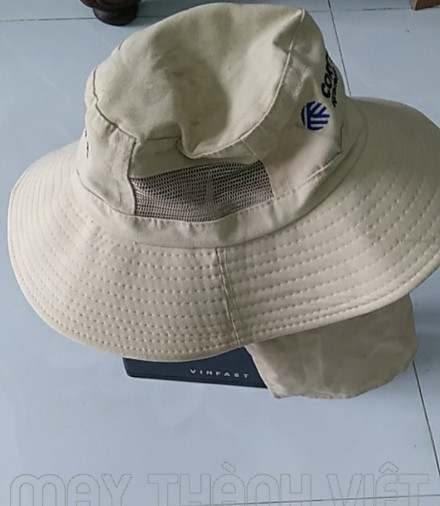 Mũ tai bèo bucket màu vàng - đồng phục may thành việt