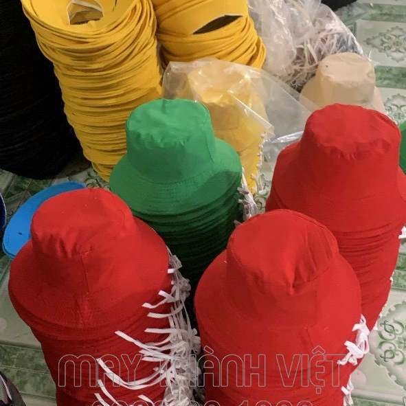 Mũ nón bucket mầm non tiểu học - Đồng phục may thành việt