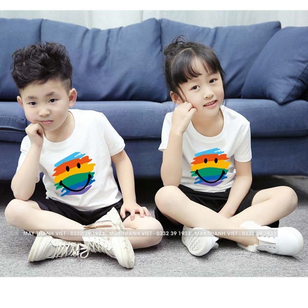 Đồng Phục Đi Biển Gia Đình Giá Rẻ Màu Xanh Chuối - Đồng Phục May Thành Việt