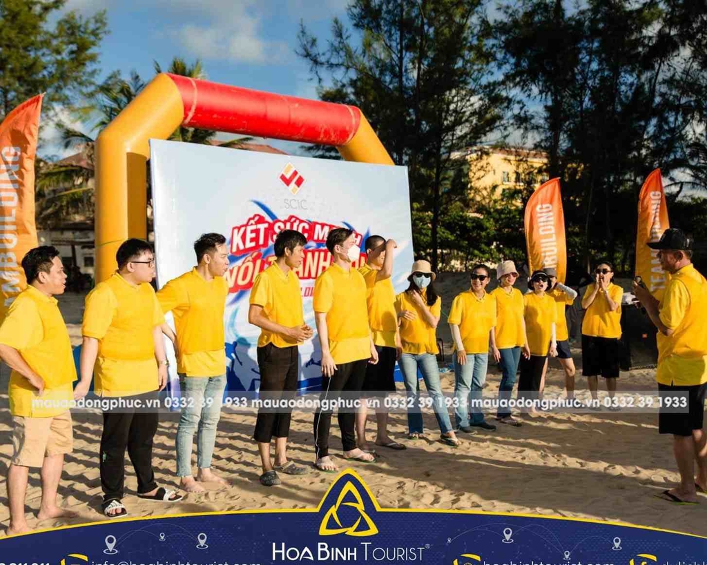 Áo Du Lịch Giá Rẻ Công Ty SCIC - Đồng Phục May Thành Việt