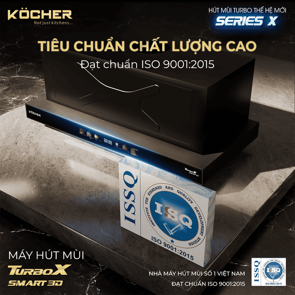 Máy hút mùi Kocher Turbo Smart 3D X3D-350N