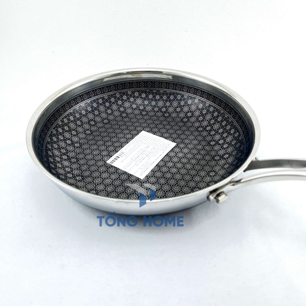 Chảo Noon Song inox 3 lớp đáy từ chống dính 2 mặt KIMS COOK