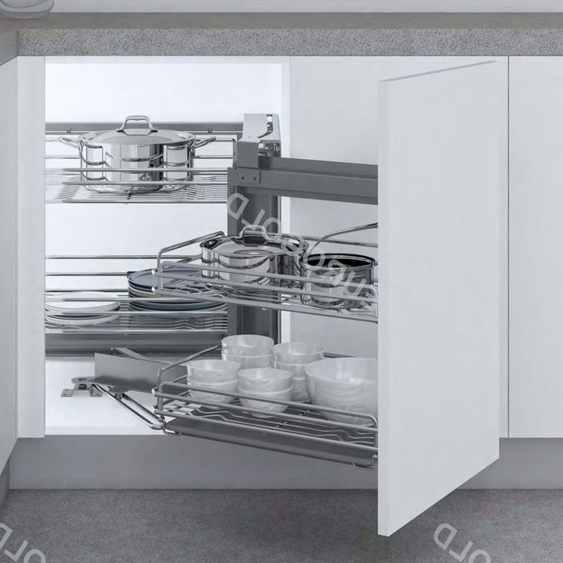 Giá liên hoàn nan Oval- ray âm giảm chấn Eurogold EPV101 (trái)/ EPV102 (phải)