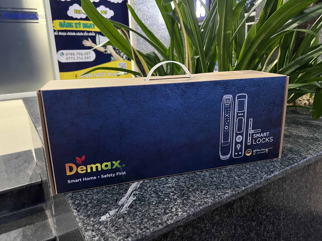 Khóa thông minh nhận diện khuôn mặt Demax EL-C905 AG