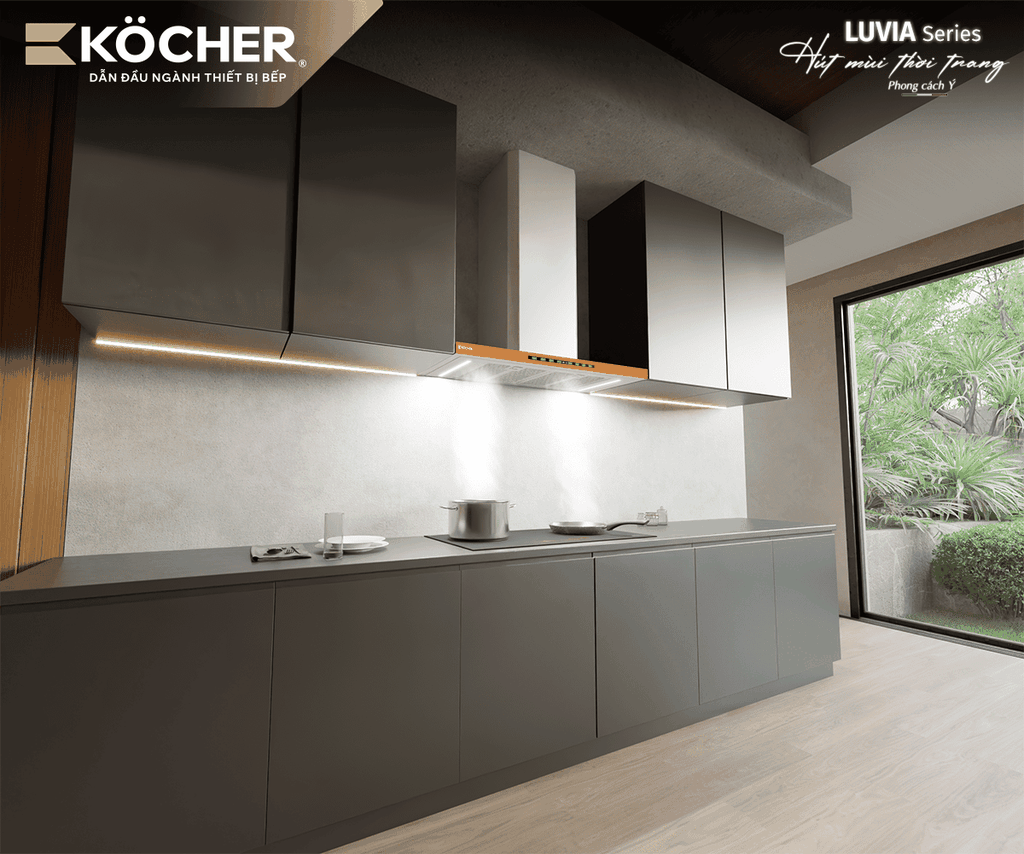 Máy hút mùi Kocher LUVIA Premium – Sự kết hợp hoàn hảo giữa công nghệ và nghệ thuật