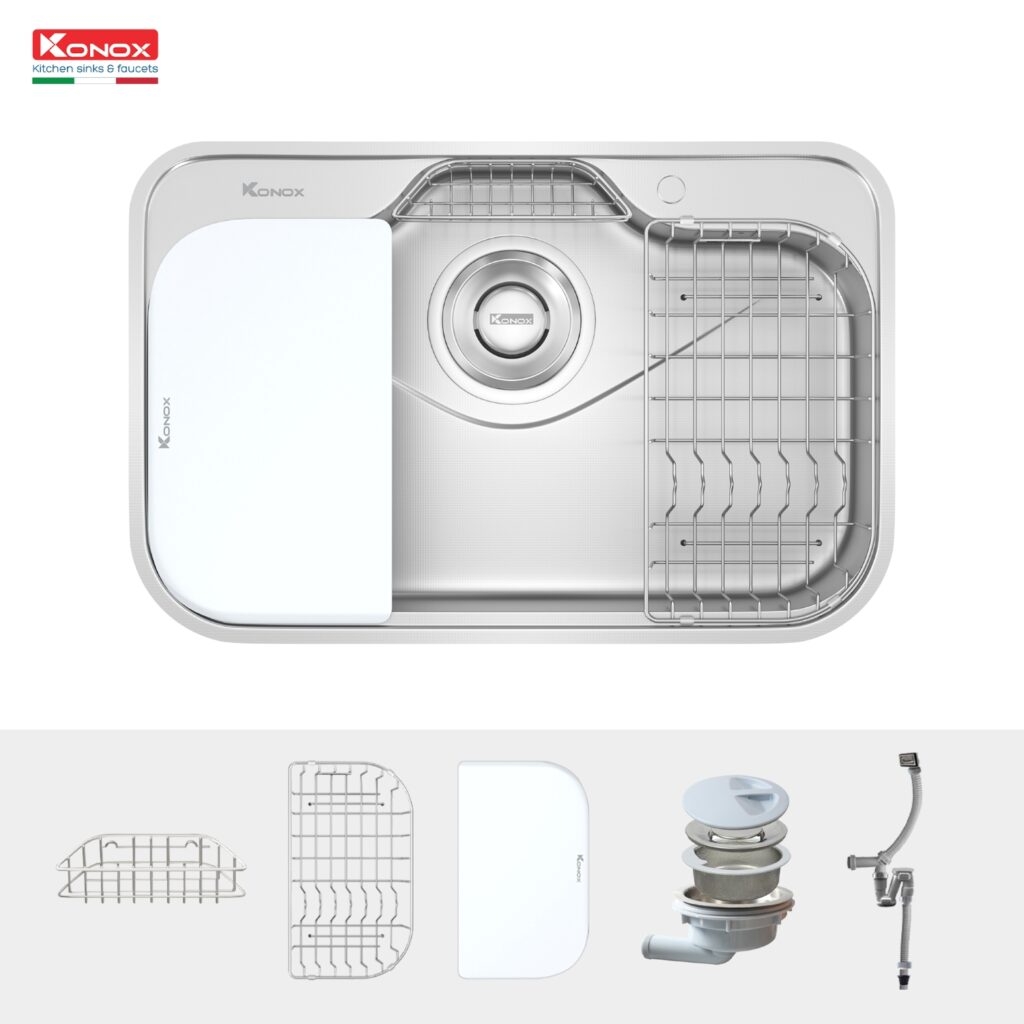 Chậu rửa bát chống xước phong cách Nhật TARI 7851SR