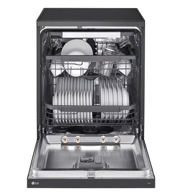 Máy rửa bát LG TrueSteam™ màu đen LDT14BLA4